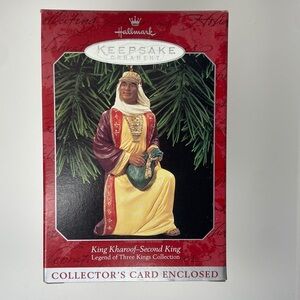 Hallmark Keepsake Ornament 1998 King Kharoof Second King Three Kings Collection